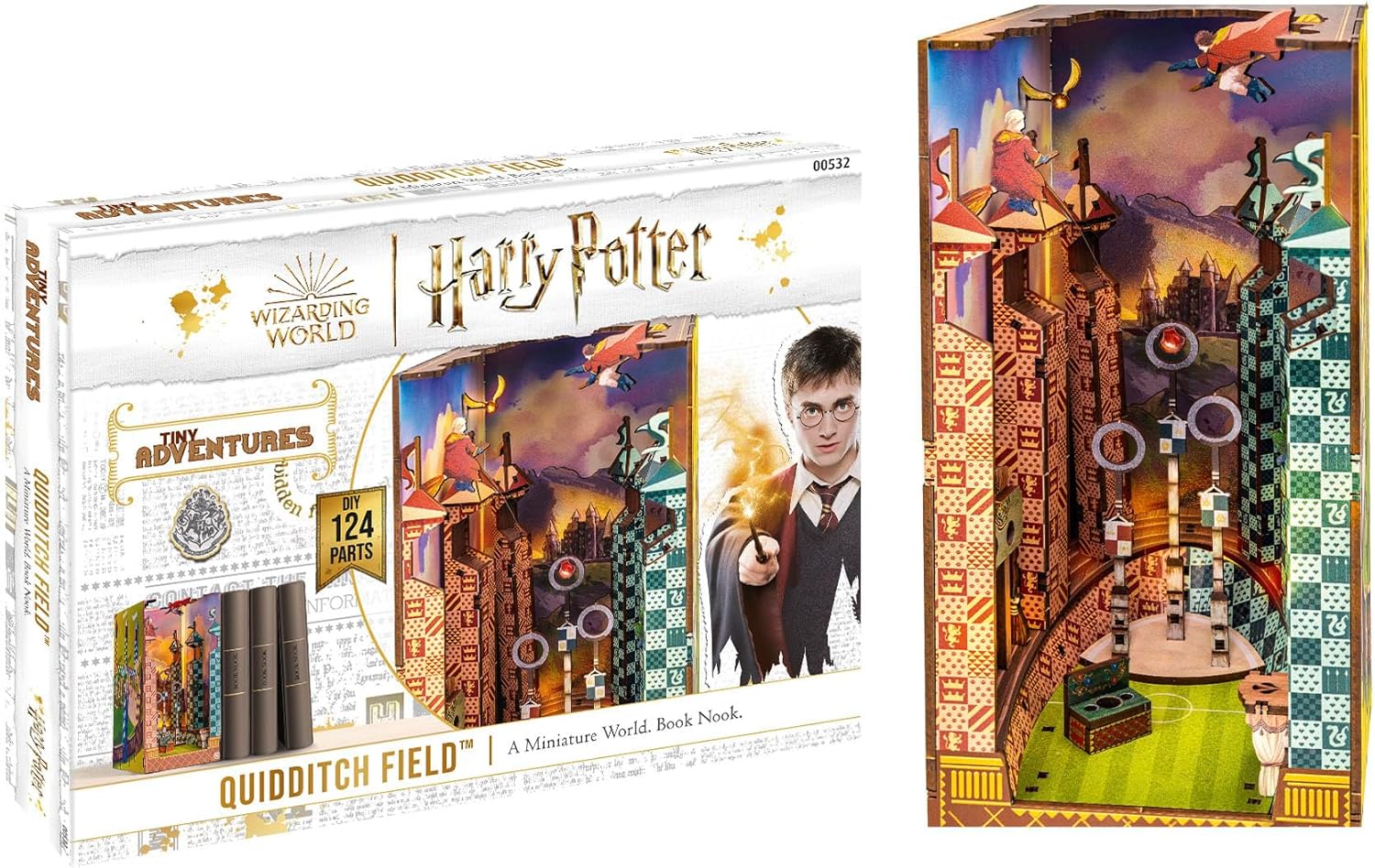 Revell, 00532, Tiny, Adventures, Harry, Potter, "Quidditch, Field", Book, Nook, Modellbausatz