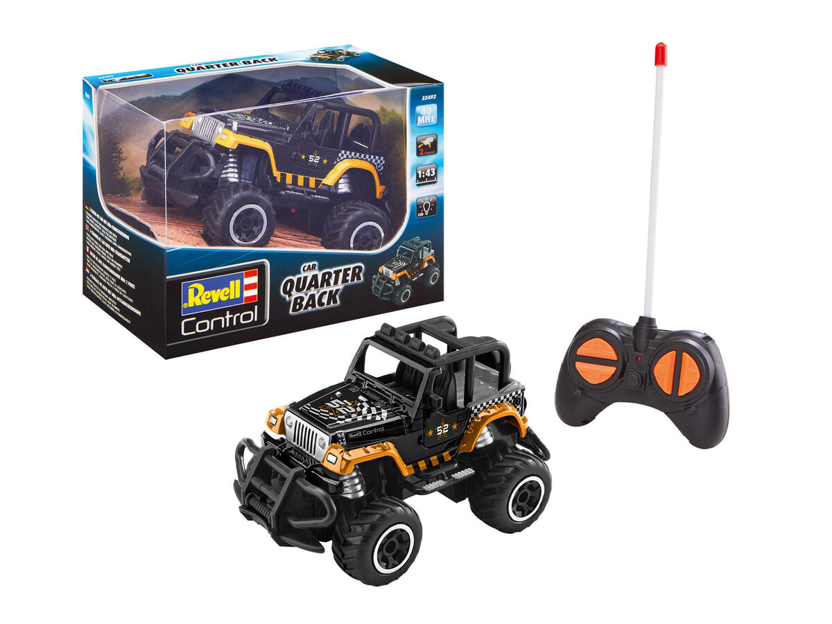 Revell, 23492, RC, Car, Jeep, Wrangler, \Quarter, Back\", Revell, Control, Ferngesteuertes, Auto, Buggy, Transport, Fahrzeug, Maschine, Rad"""