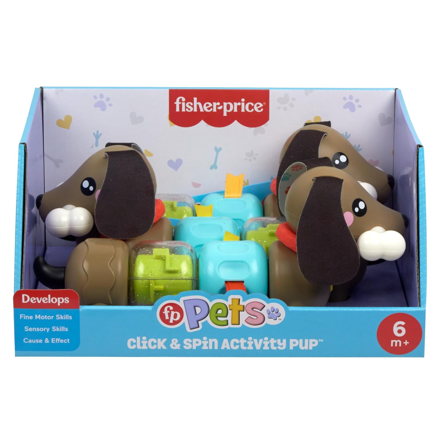 Fisher-Price, Versteckter, Dreh-Dackel, Interaktives, Babyspielzeug, HTW91, Plüsch, Spielzeug, Erste, Hilfe