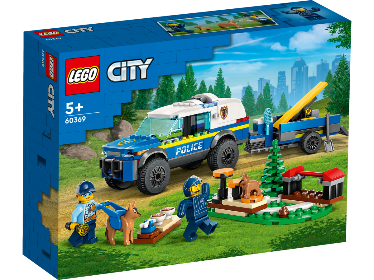 LEGO® City Mobiles Polizeihunde-Training 60369 Spielzeug, Maschine, Rad
