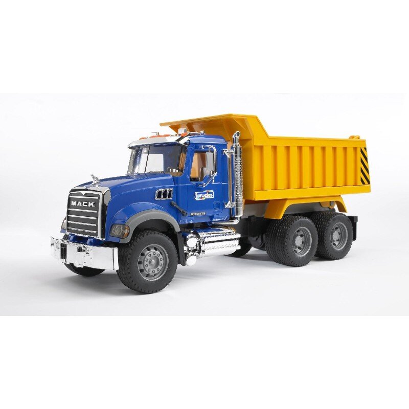 Bruder, 02815, Mack, Granite, Lkw, Mit, Kippmulde, Transport, Lastwagen, Fahrzeug, Maschine, Rad
