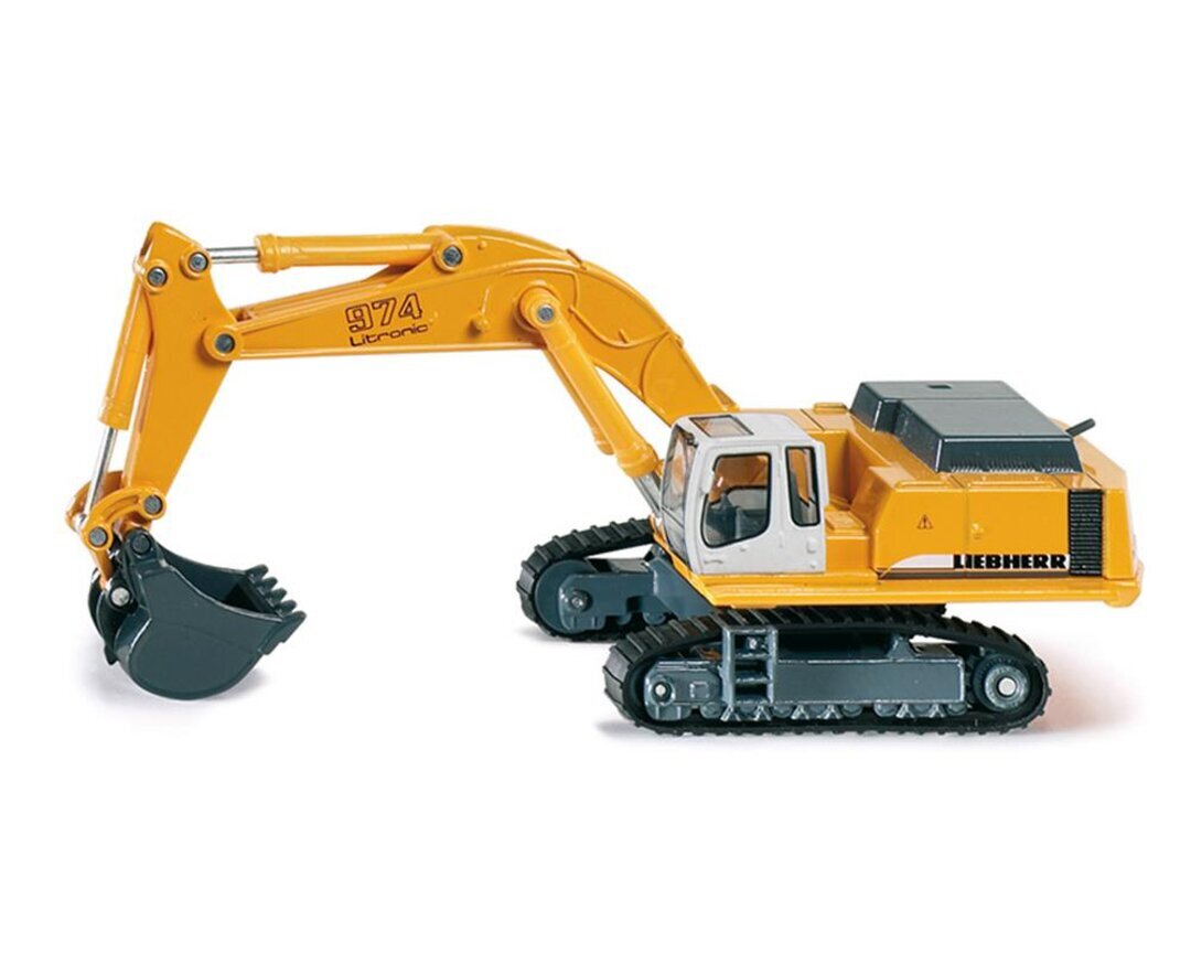 Siku, Liebherr-Hydraulikbagger, Maschine, Rad, Bulldozer