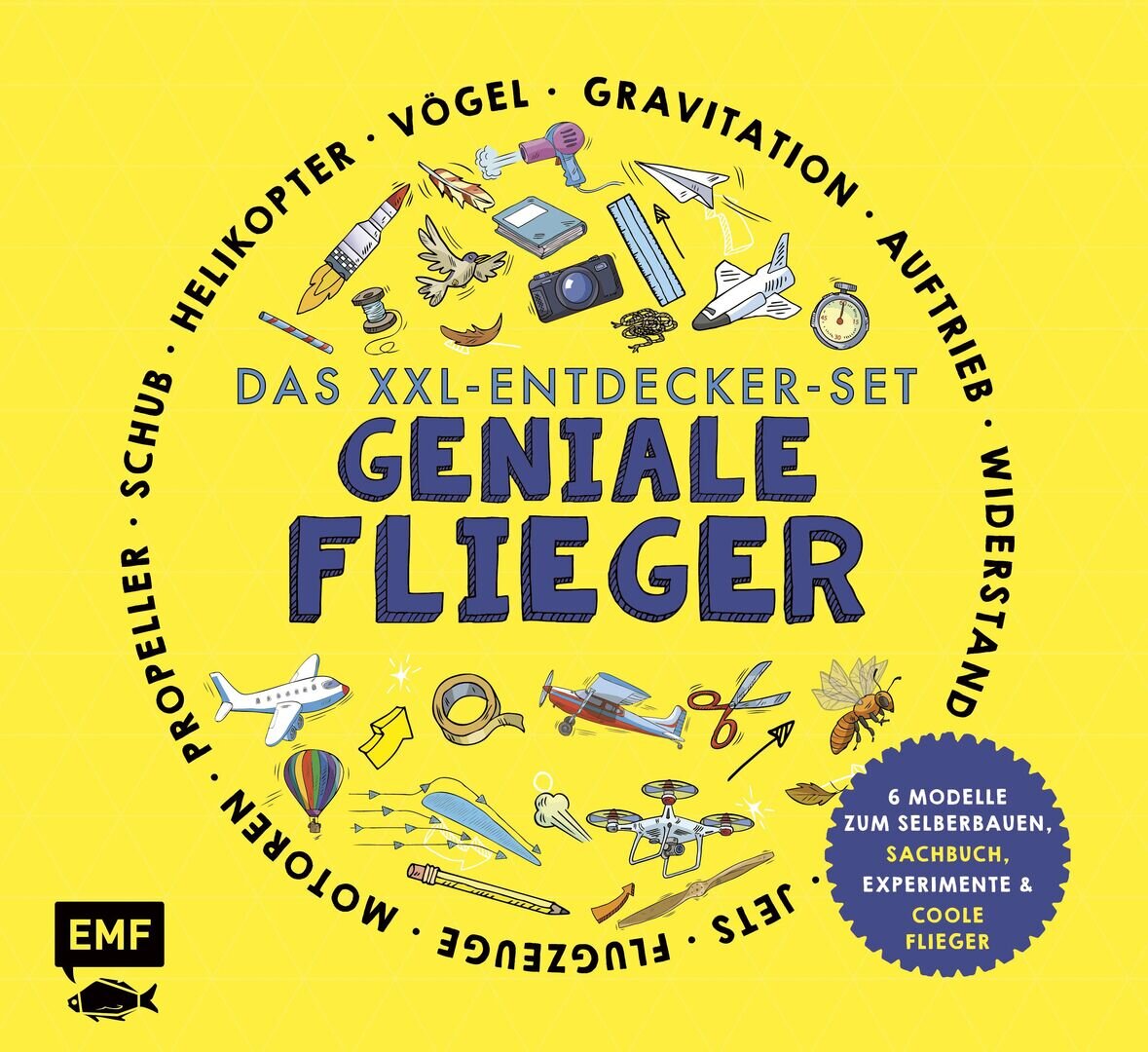Das, XXL-Entdecker-Set, Geniale, Flieger:, Mit, 6, Modellen, zum, Selberbauen, Sachbuch, Experimenten, und, faszinierenden, Flu, Flugzeug, Transport, Fahrzeug, Flugzeug, Transport, Fahrzeug, Flugzeug, Transport, Fahrzeug