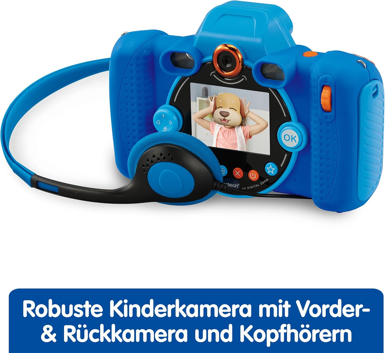 VTech, KidiZoom, Duo, FX, blau