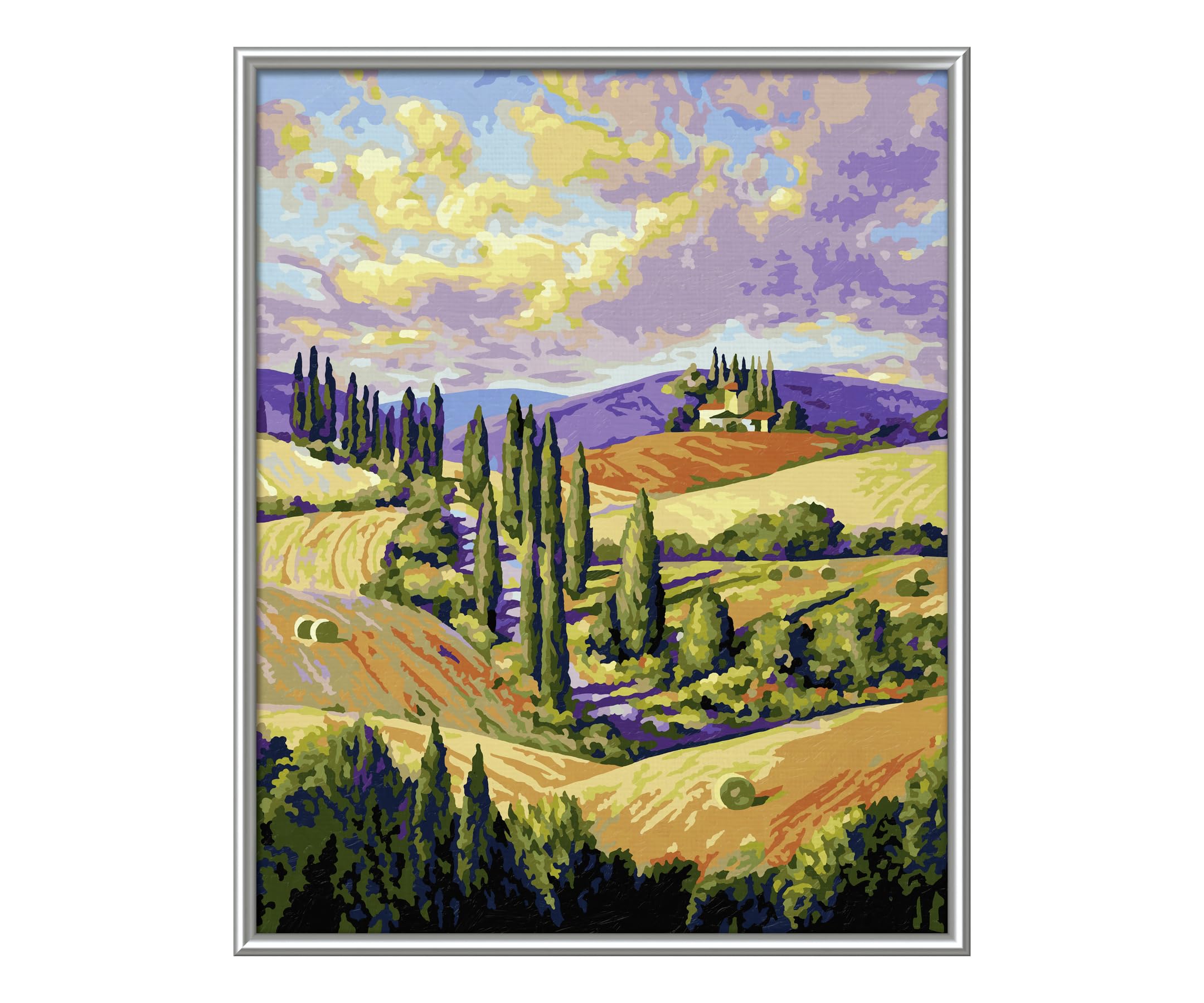 Schipper Mnz - Zypressenallee - Mediterrane Stimmung Zum Selbermalen 609240911 Kunst, Malerei, Baum, Draußen, Natur
