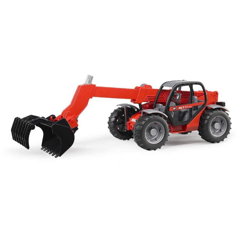 Bruder 02125 Manitou Teleskoplader MLT 633 Natur, Draußen, Rad, Auf dem Land, Bauernhof