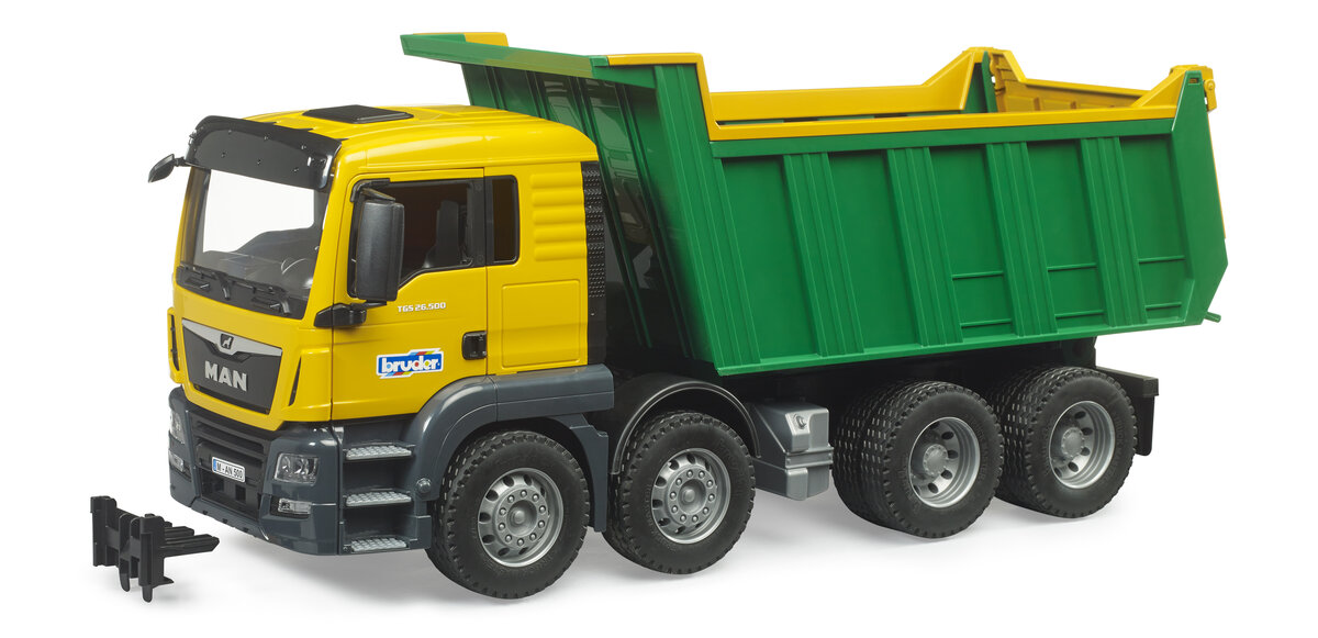 Bruder 03766 MAN TGS Kipp-LKW Transport, Lastwagen, Fahrzeug, Maschine, Rad