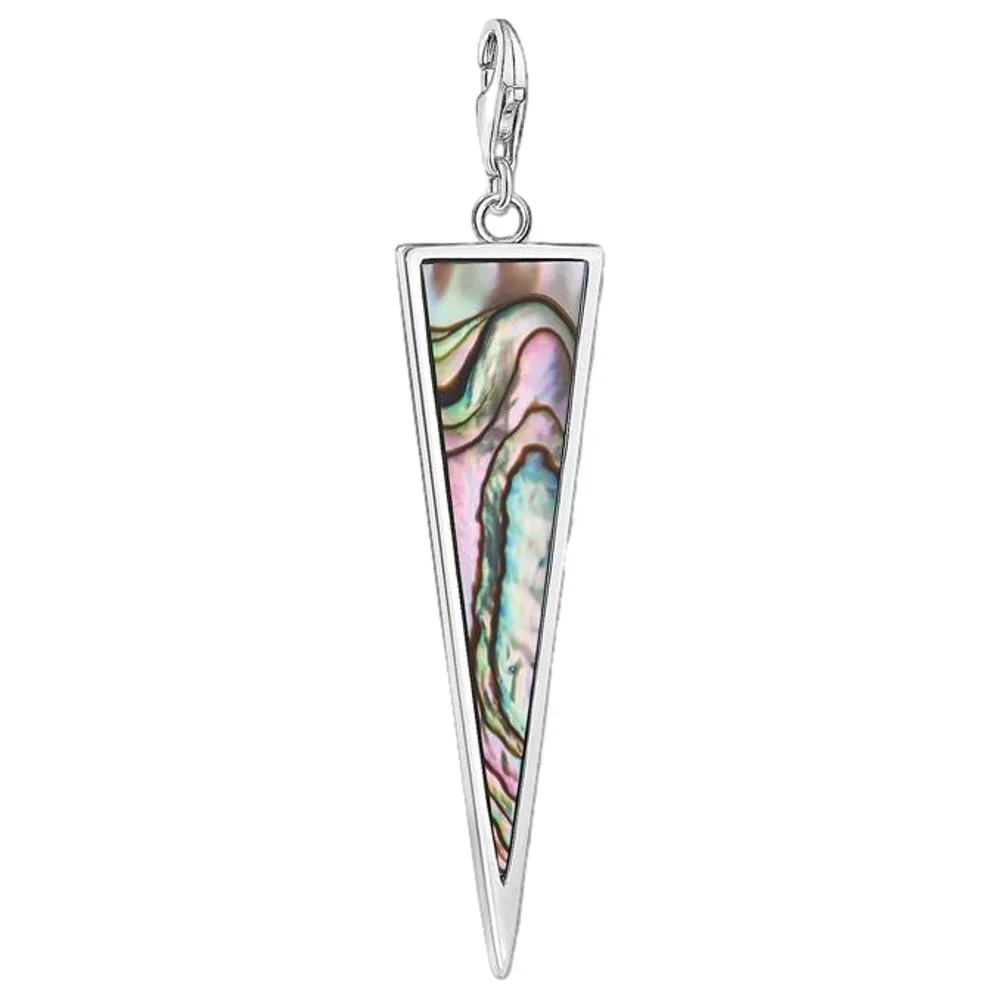 Thomas Sabo Anhänger Charm-Club Dreieck Abalone Türkis Y0026-509-7 Thomas, Sabo, Anhänger, Charm-Club, Dreieck, Abalone, Türkis, Y0026-509-7