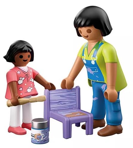 PLAYMOBIL, 71881, Fleißige, Handwerkerinnen, Kreativer, Anstrich, für, das, Kinderzimmer