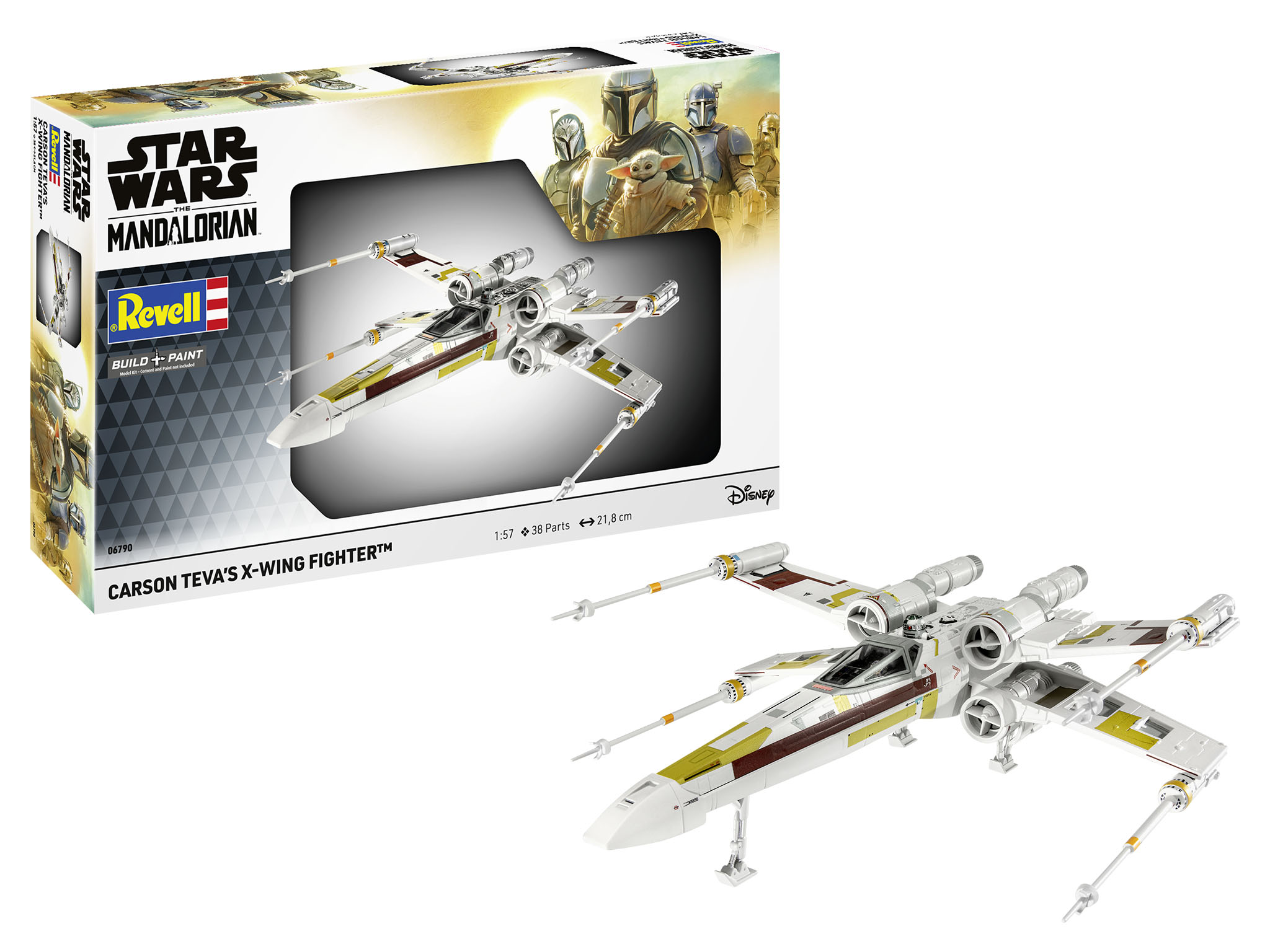 Revell, 06790, Carson, Teva's, X-Wing, Fighter, Mandalorian