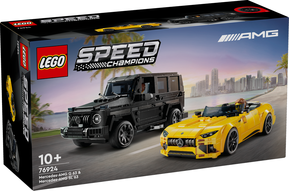 LEGO, 76924, Speed, Champions, Mercedes-AMG, G, 63, &, Mercedes-AMG, SL, 63, Rad, Sprach, Leichtmetallfelge, Auto, Reifen
