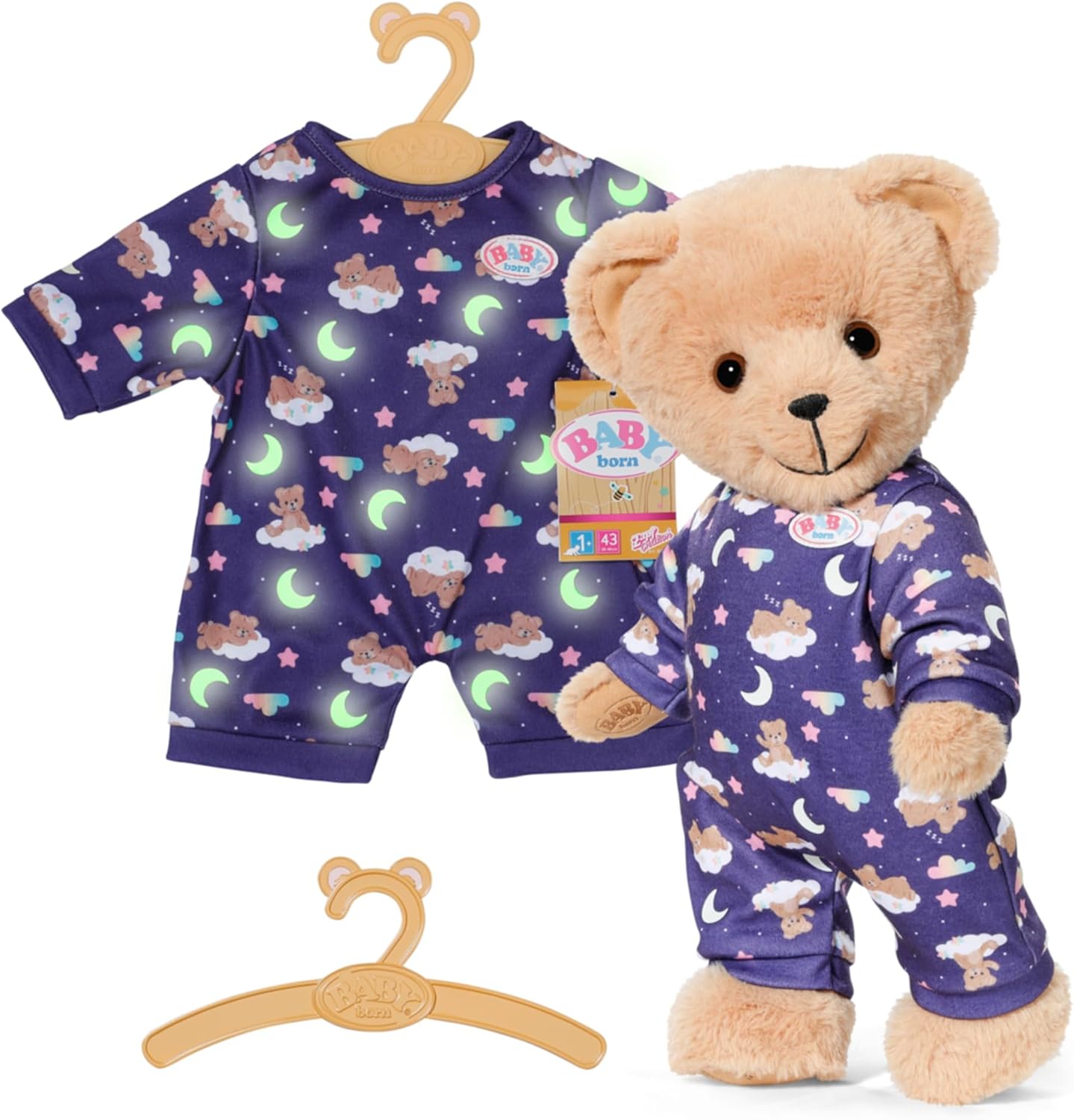 BABY, born, Schlafanzug, Glow, in, the, Dark