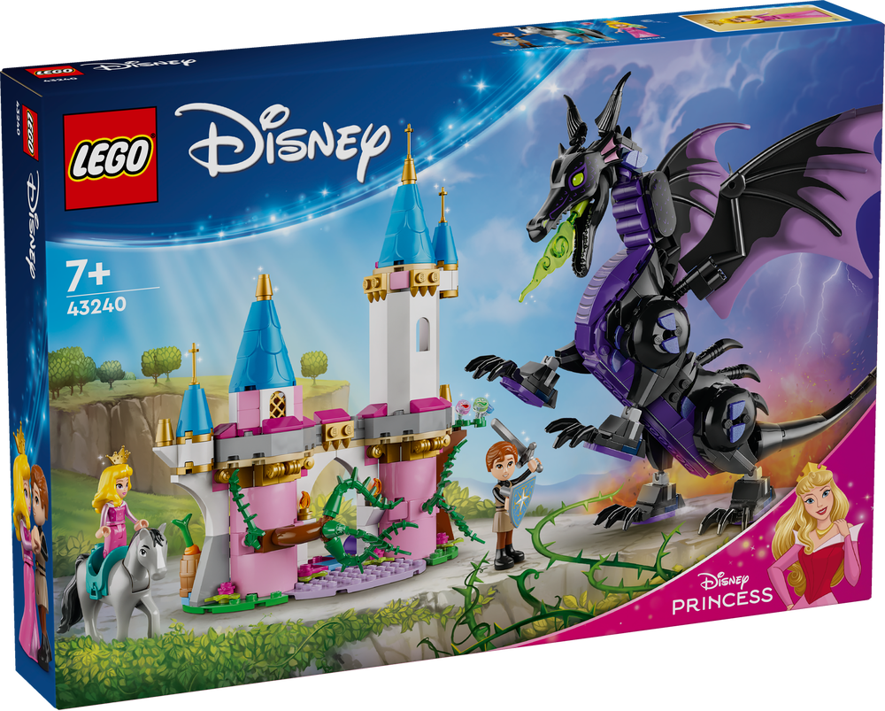 LEGO, 43240, Disney, Princess, Malefiz, als, Drache, Person, Gesicht, Kopf