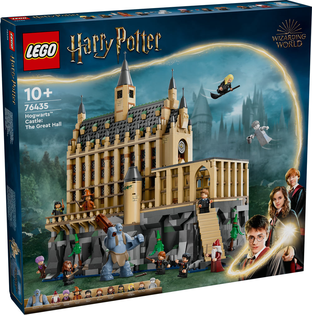 LEGO, 76435, Harry, Potter™, Schloss, Hogwarts™:, Die, Große, Halle, Person, Zubehör, Brillen