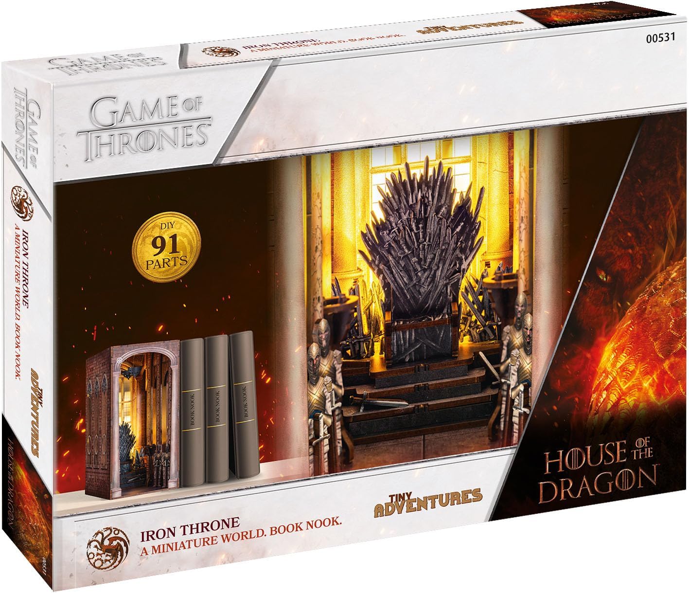Revell 00531 Tiny Adventures - House of the Dragon "Iron Throne" Book Nook Modellbausatz Revell 00531 Tiny Adventures - House of the Dragon "Iron Throne" Book Nook Modellbausatz