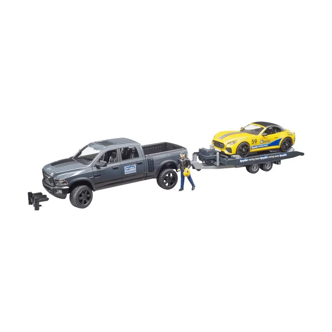 Bruder 02504 RAM 250 Power Wagon und Bruder Roadster Racing Team Bruder 02504 RAM 250 Power Wagon und Bruder Roadster Racing Team