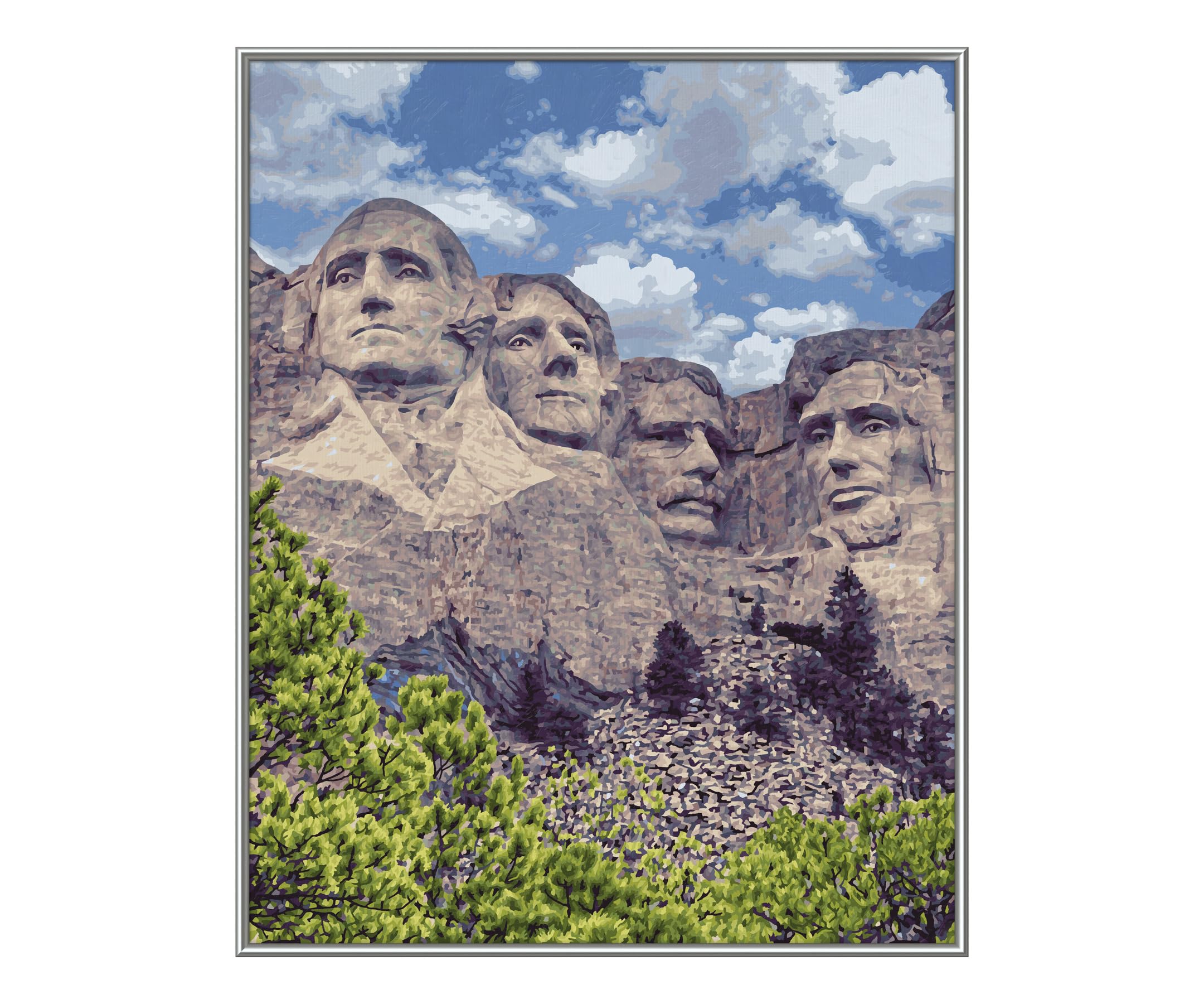 Schipper Mnz - Mount Rushmore - Ikonisches Malset Mit Us-Präsidenten 609130895 Gesicht, Kopf, Person