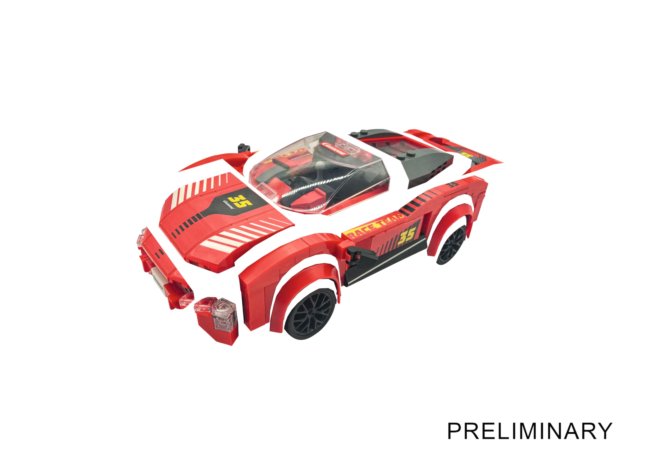 Carrera RC Construction Racer mit 318 Bausteinen & 2,4GHz 370200010 Auto, Transport, Fahrzeug