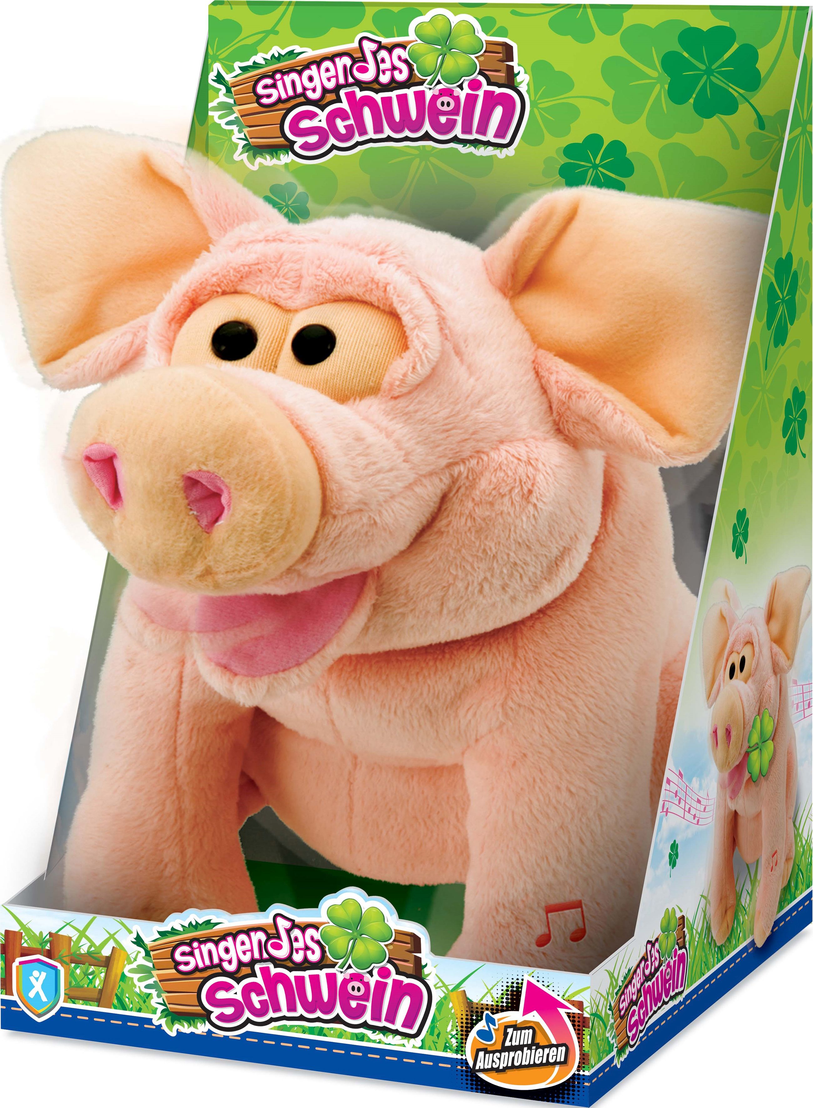 XTREM Singendes Schwein My Girl, Höhe 27cm Plüsch, Spielzeug
