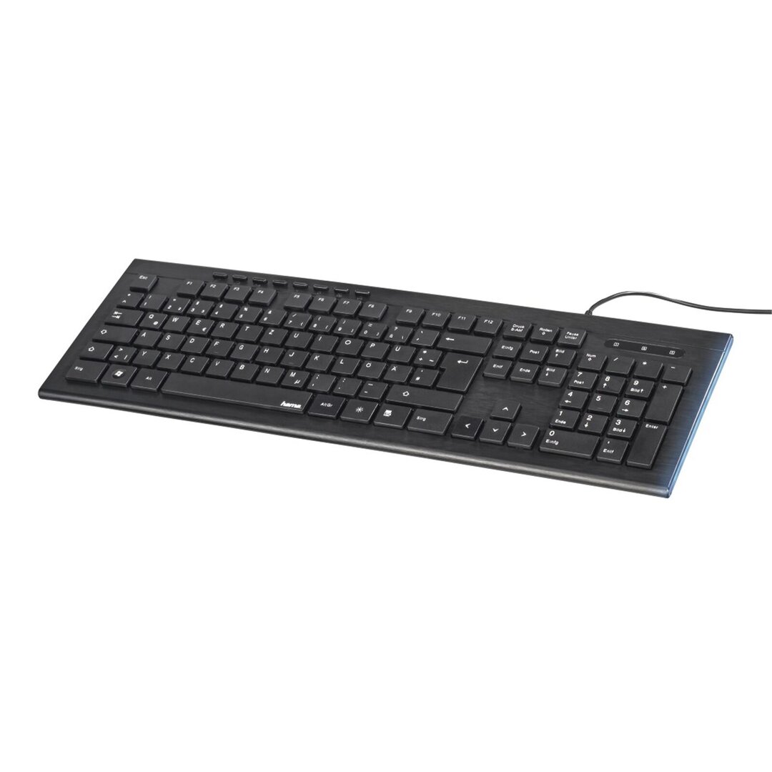 Hama, Multimedia-Tastatur, Anzano, mit, s, 182663, Computer, Computerausrüstung, Computer-Tastatur, Elektronik, Hardware