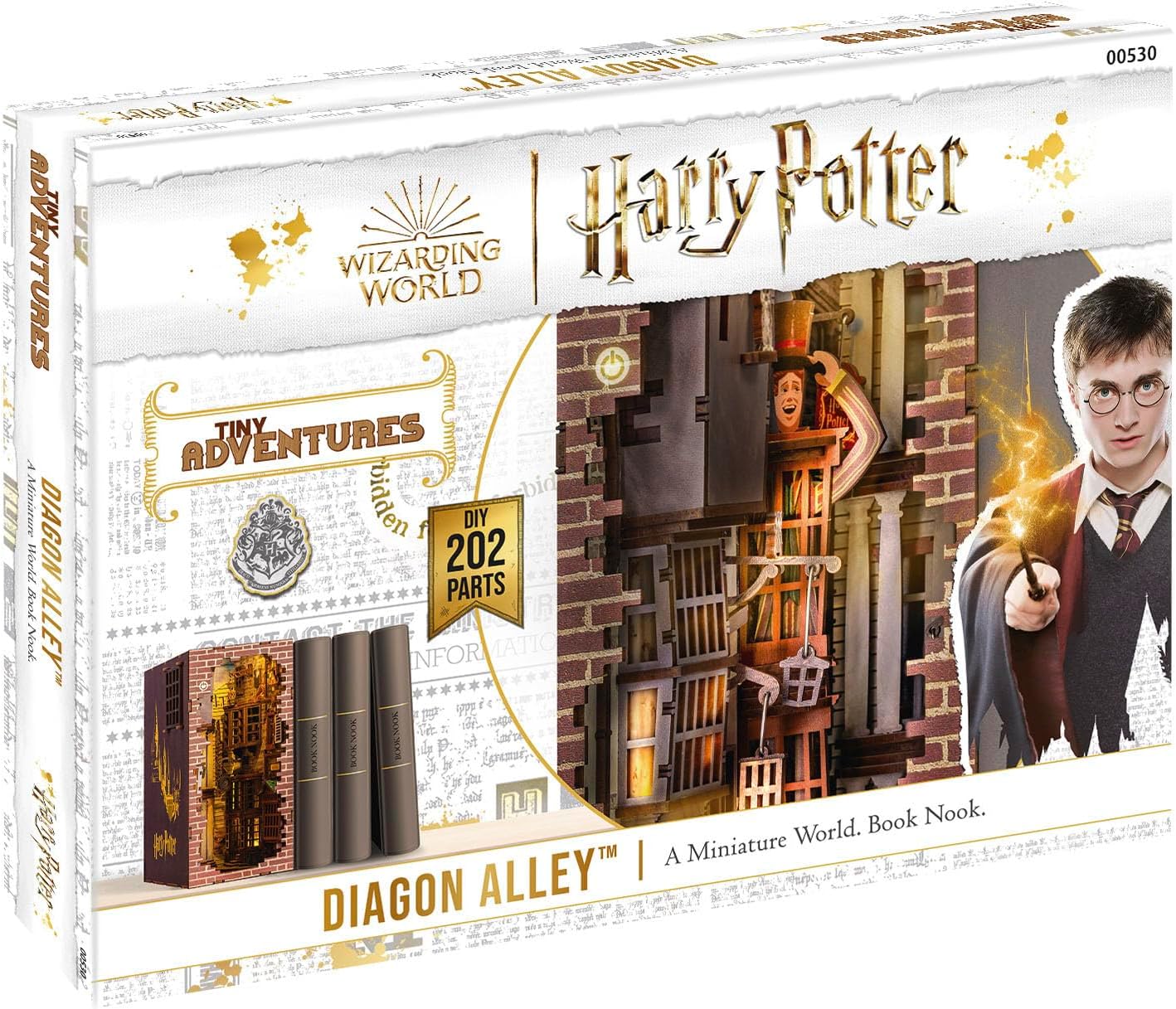 Revell 00530 Tiny Adventures - Harry Potter "Diagon Alley" - Magisches Book Nook Modell Buch, Veröffentlichung, Person