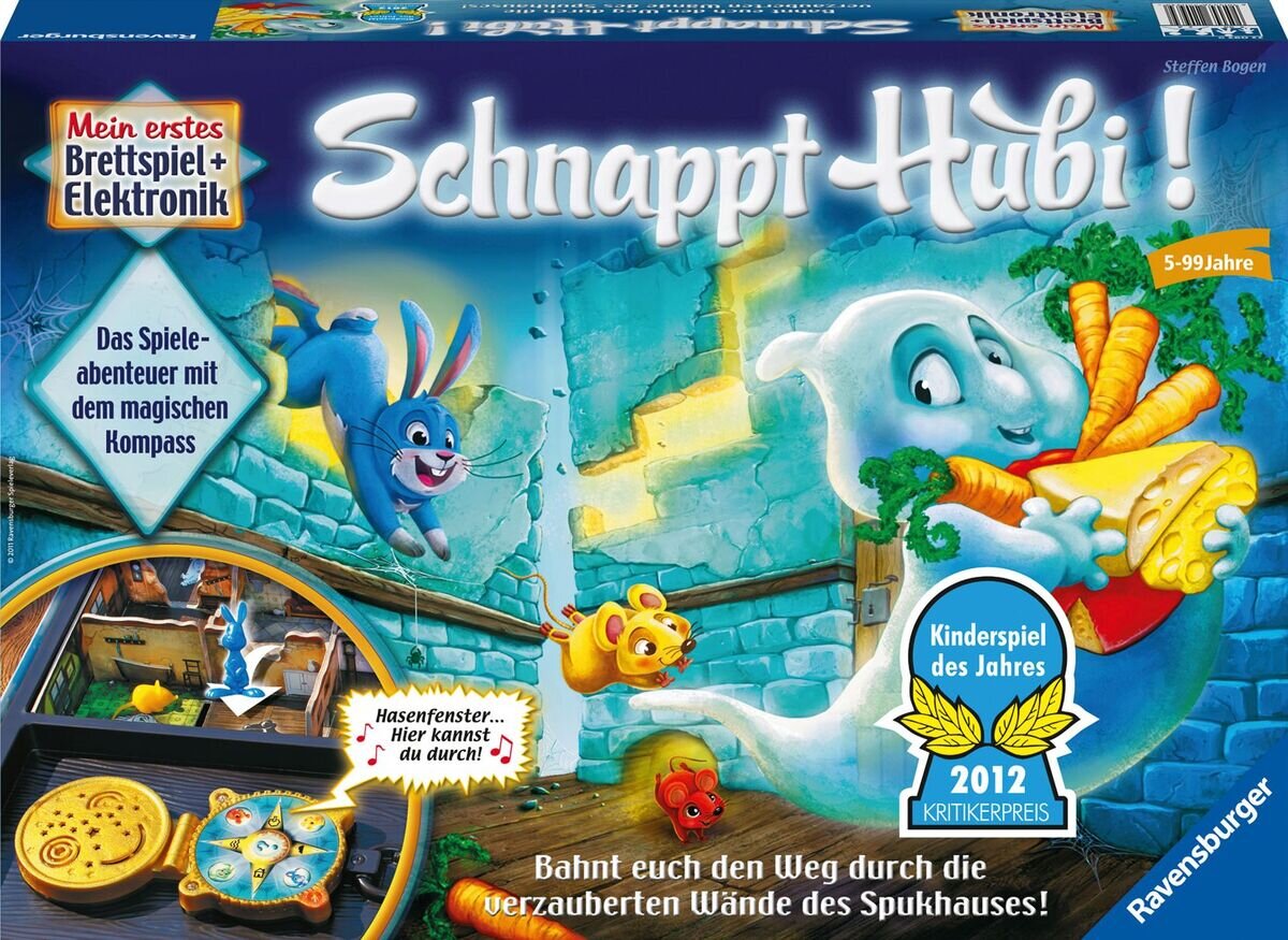 Ravensburger, Schnappt, Hubi, Gesellschaftsund, Familienspiel, für, Kinder, und, Erwachsene, Spiel, des, Jahres, für, 2-4, Spie