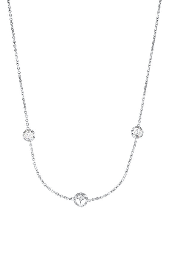 JOOP!, Kette, Anhänger, Silber, 925, Damen, Silber, 42+3, cm, 2038047, Zubehor, Schmuck, Halskette, Diamant, Edelstein