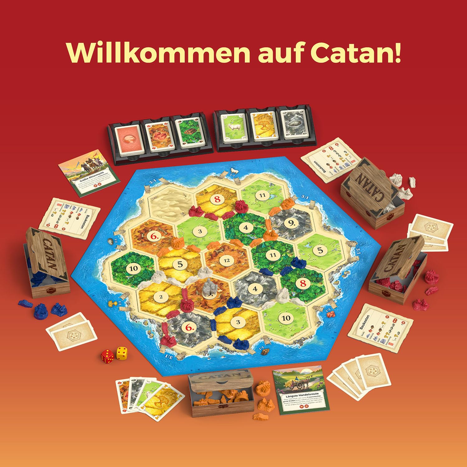 Kosmos Catan - Das Spiel 2025 - Klassiker Der Strategiespiele In Überarbeiteter Neuauflage 684655