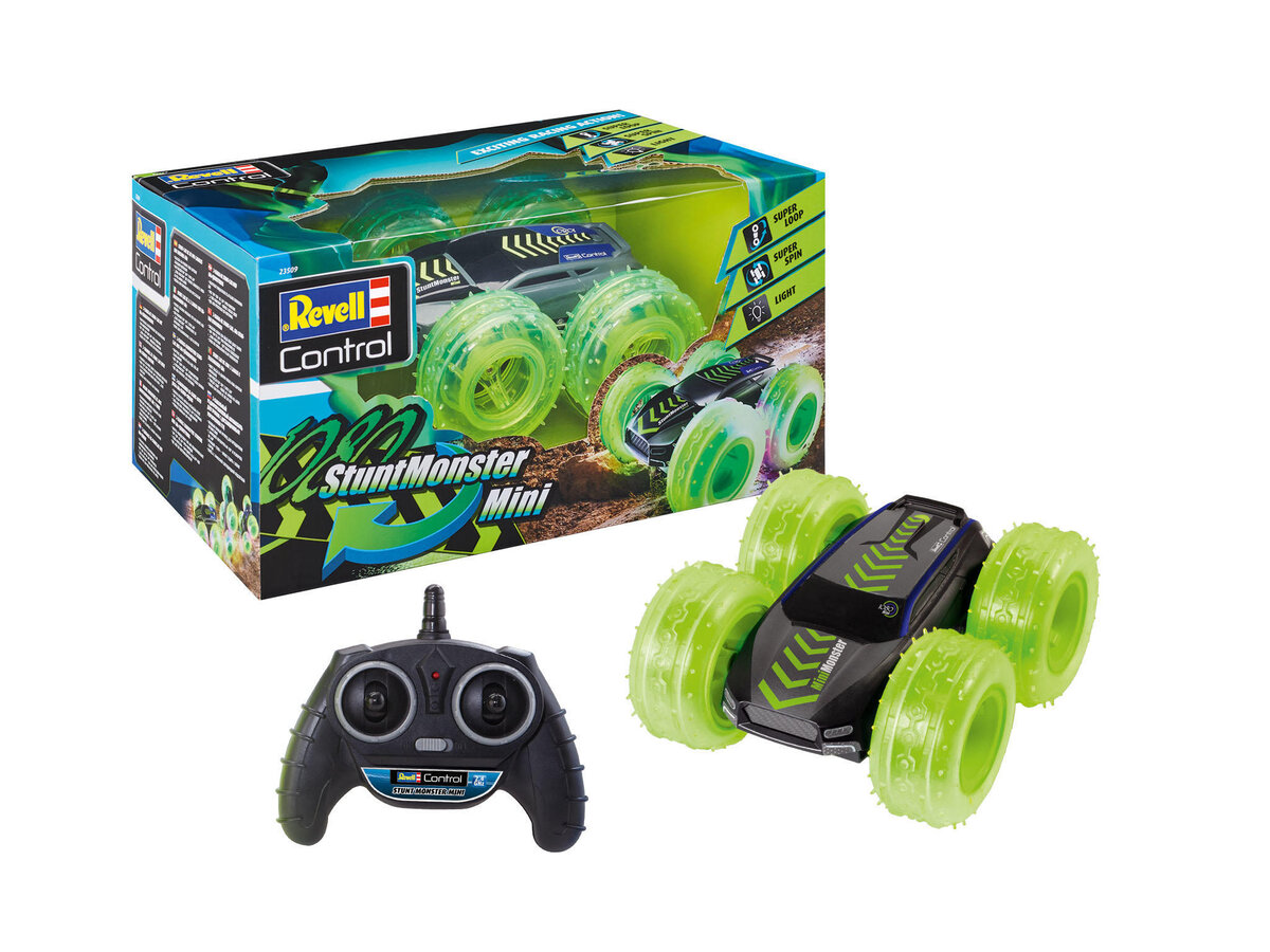Revell, 23509, RC, Stunt, Car, \1080, Stunt, Monster, Mini\", Revell, Control, Ferngesteuertes, Auto, Maschine, Rad"""