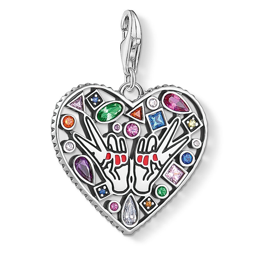 Thomas Sabo Anhänger Charm-Club Love & Peace 1745-314-7 Thomas, Sabo, Anhänger, Charm-Club, Love, &, Peace, 1745-314-7, Zubehor, Anhänger, Schmuck, Medaillon