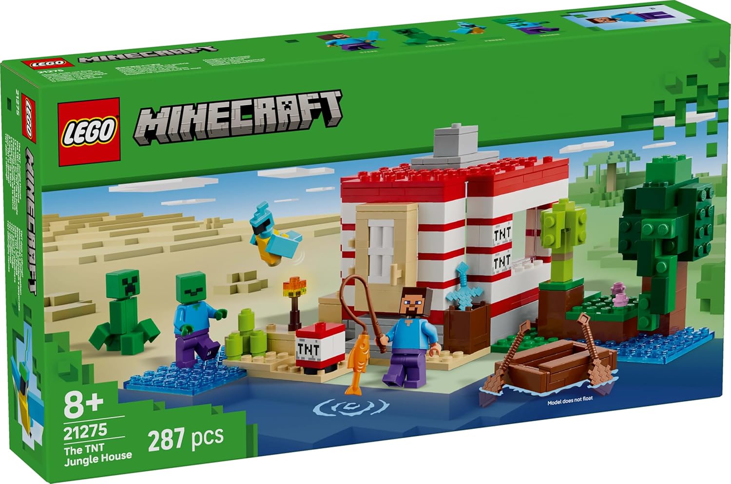 LEGO® Minecraft™ 21275 Das TNT Dschungelhaus Spielzeug, Person