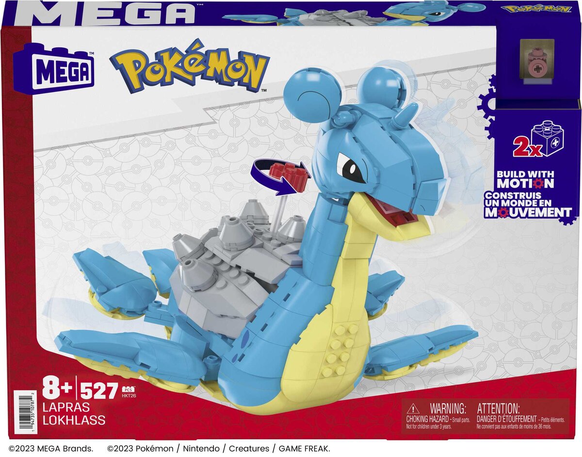 MEGA, Pokemon, Lapras, Spielzeug, Aufblasbar