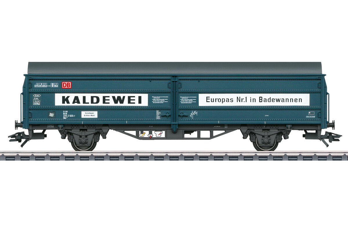 MÄRKLIN, 47345, Schiebewandwagen, Hbils, Eisenbahn, Güterwagen, Versandbehälter, Fahrzeug, Zug
