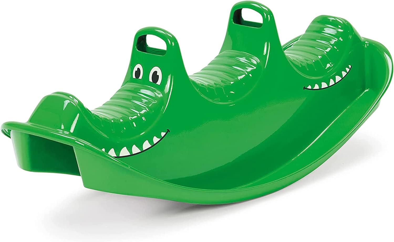 Dantoy 6721 Kinderschaukel Krokodil - Wippe für 1-3 Kinder, L: 101 cm