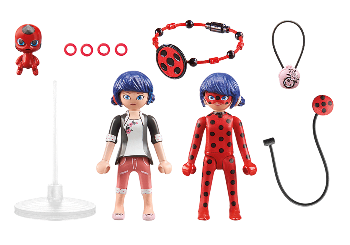 PLAYMOBIL 71336 Miraculous: Marinette & Ladybug Buch, Veröffentlichung, Person, Comics, Gesicht