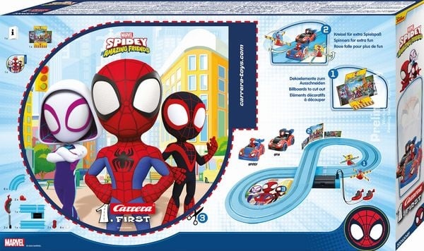 Carrera FIRST Spidey "It’s Spidey Time!" Rennbahn ab 3 Jahren 20063049