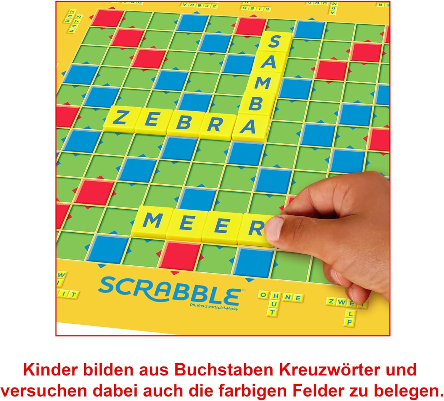 Scrabble Junior - Das Lernspiel für Kinder (Y9670)