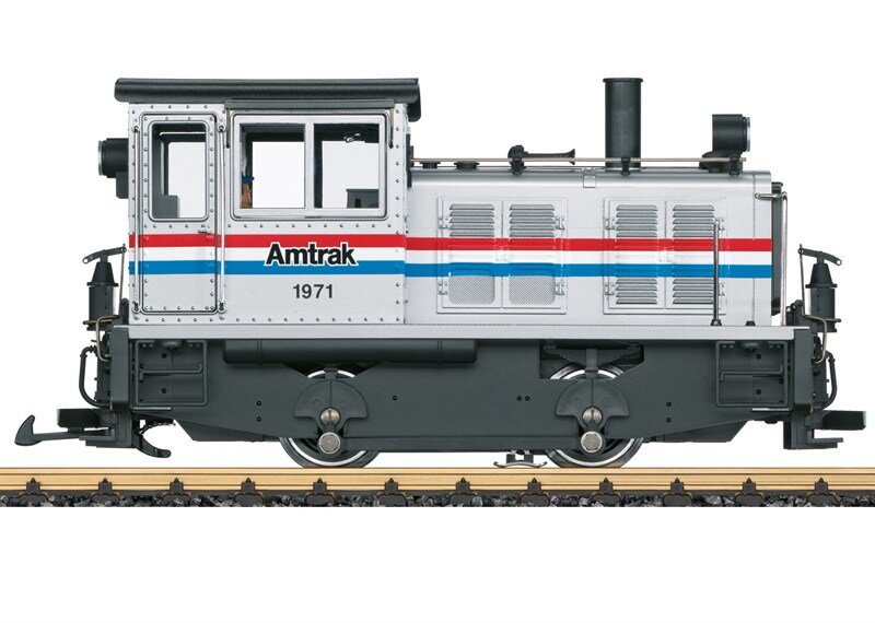 LGB, L27632, Diesellokomotive-Amtrak, Lokomotive, Eisenbahn, Zug, Transport, Fahrzeug