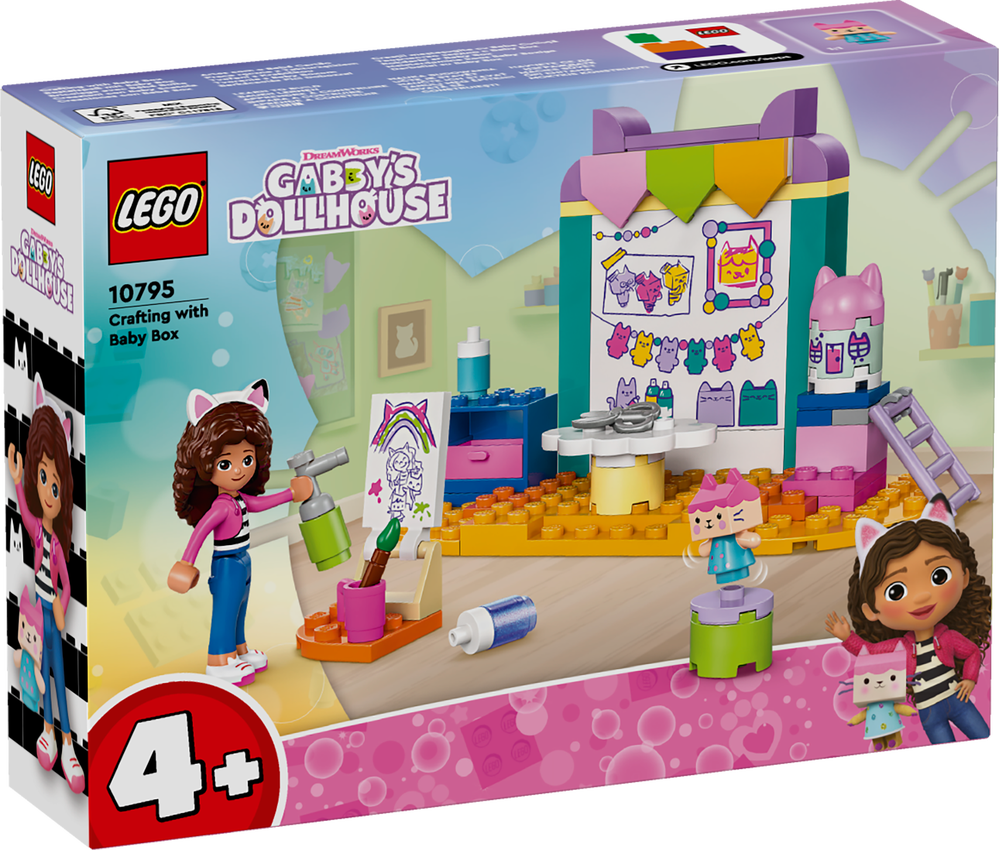 LEGO, 10795, Gabbys, Puppenhaus, Bastelspaß, mit, Baby, Box, Puppe, Spielzeug, Person, Gesicht, Kopf