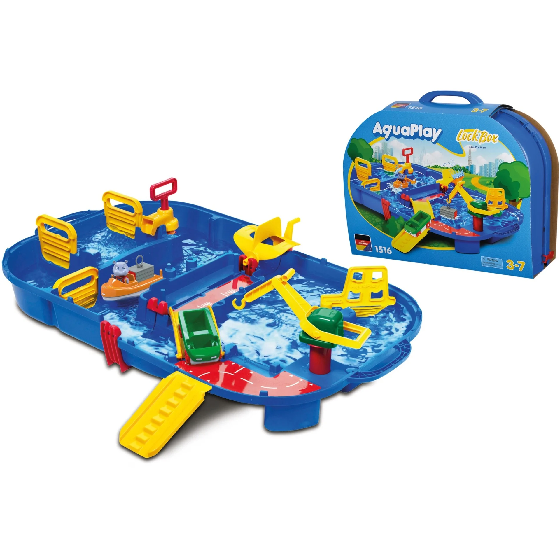 Aquaplay, 8700001516, LockBox, Bahn, 27-teilig