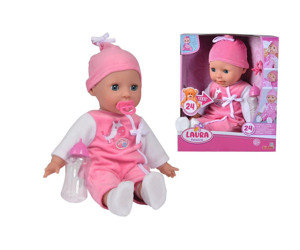 Simba, Laura, Babysprache, 105140489, Puppe, Spielzeug, Baby, Person