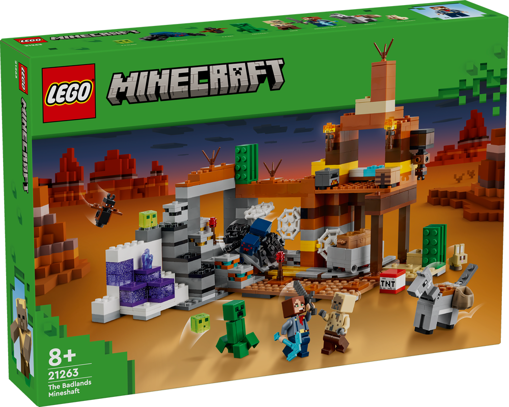 LEGO, 21263, Minecraft, Die, Mine, in, den, Badlands