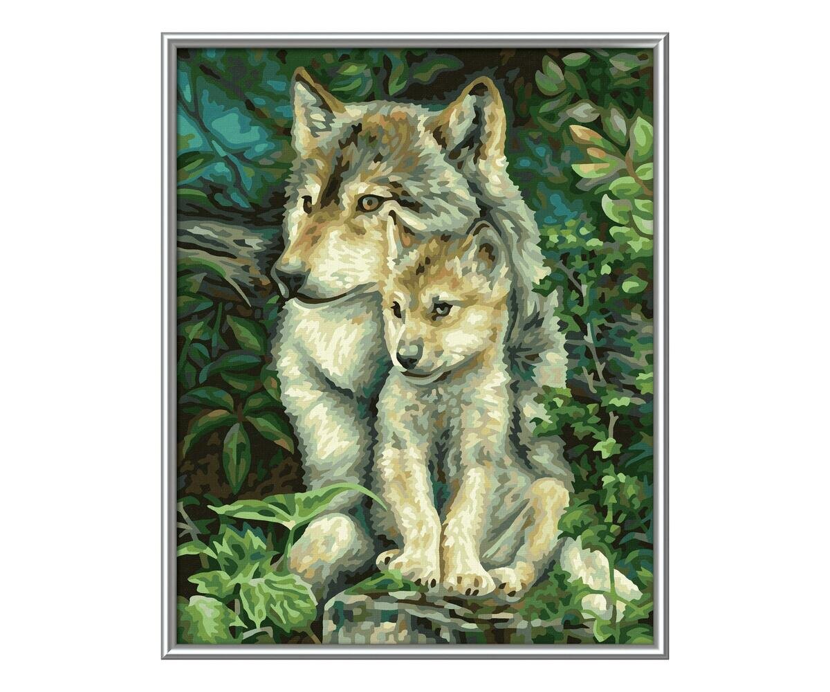 Schipper Mnz - Wolfsmutter - Ausdrucksstarke Tierliebe Auf Leinwand 609240838 Löwe, Tierwelt, Wolf, Kojote, Roter Wolf