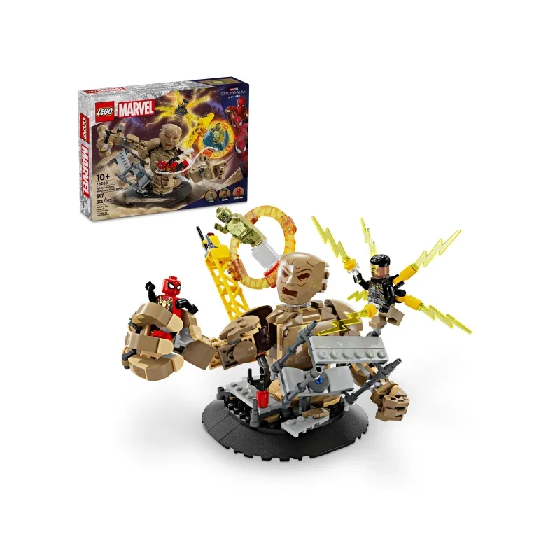 LEGO, 76280, Marvel, Spider-Man, vs., Sandman:, Showdown,, Action-Spielzeug