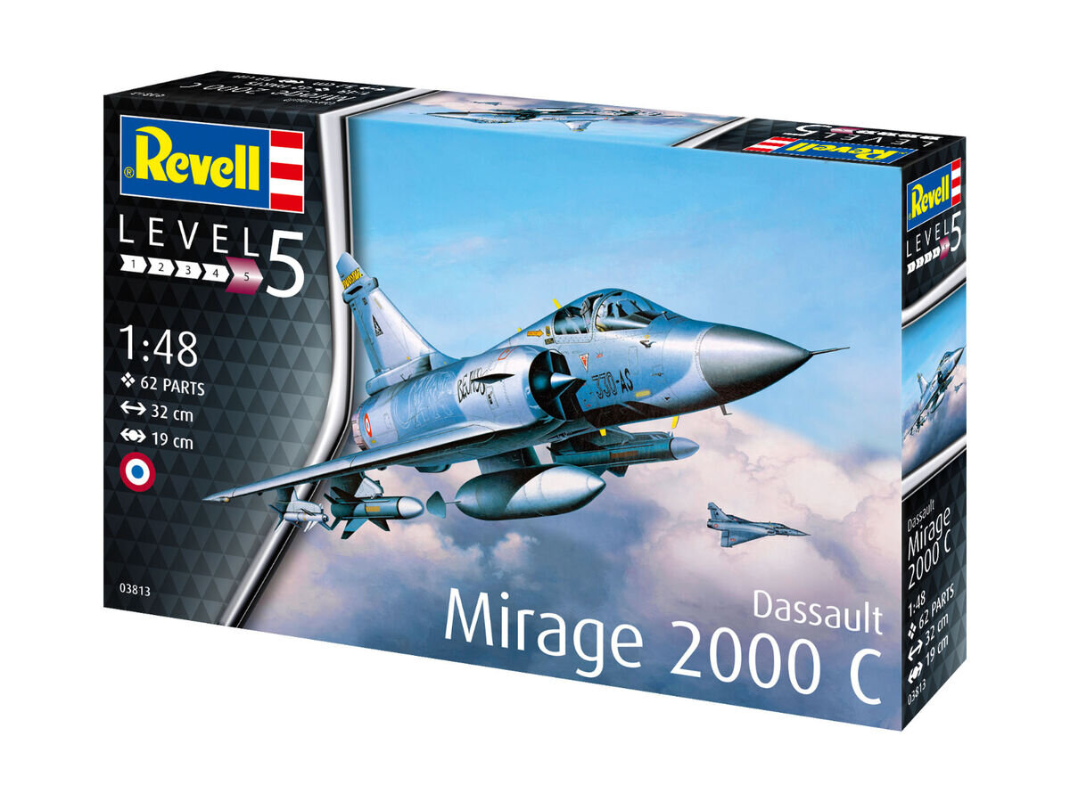 Revell, 03813, Dassault, Mirage, 2000C, Flugzeuge, 1:48, Flugzeug, Jet, Kampfflugzeug, Bomber