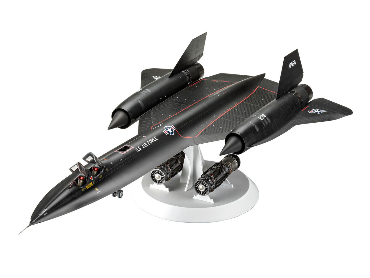Revell 04967 Lockheed SR-71 A Blackbird Modellbausatz 1:48 Flugzeug, Jet, Bomber, Kampfflugzeug