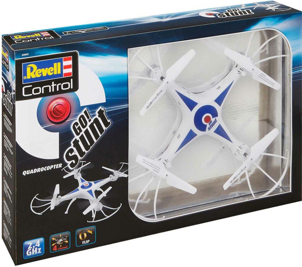 Revell, 23842, RC, Quadrocopter, \Go!, Stunt\, Revell, Control, Ferngesteuerte, Drohne, Maschine, Rotor, Spirale, Sprach, Flugzeug"""""""