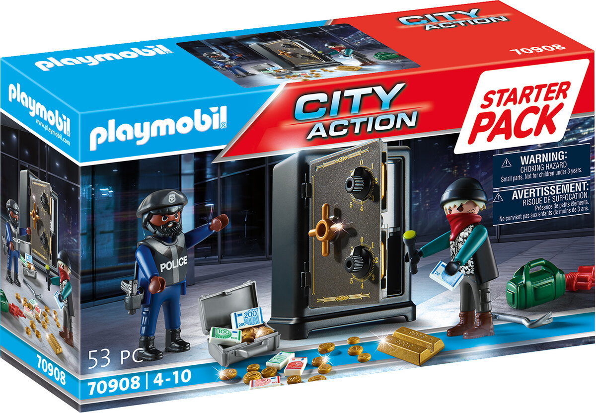 PLAYMOBIL, 70908, Starter, Pack, Tresorknacker, Helme, Spielzeug, Kleidung, Schutzhelm, Person