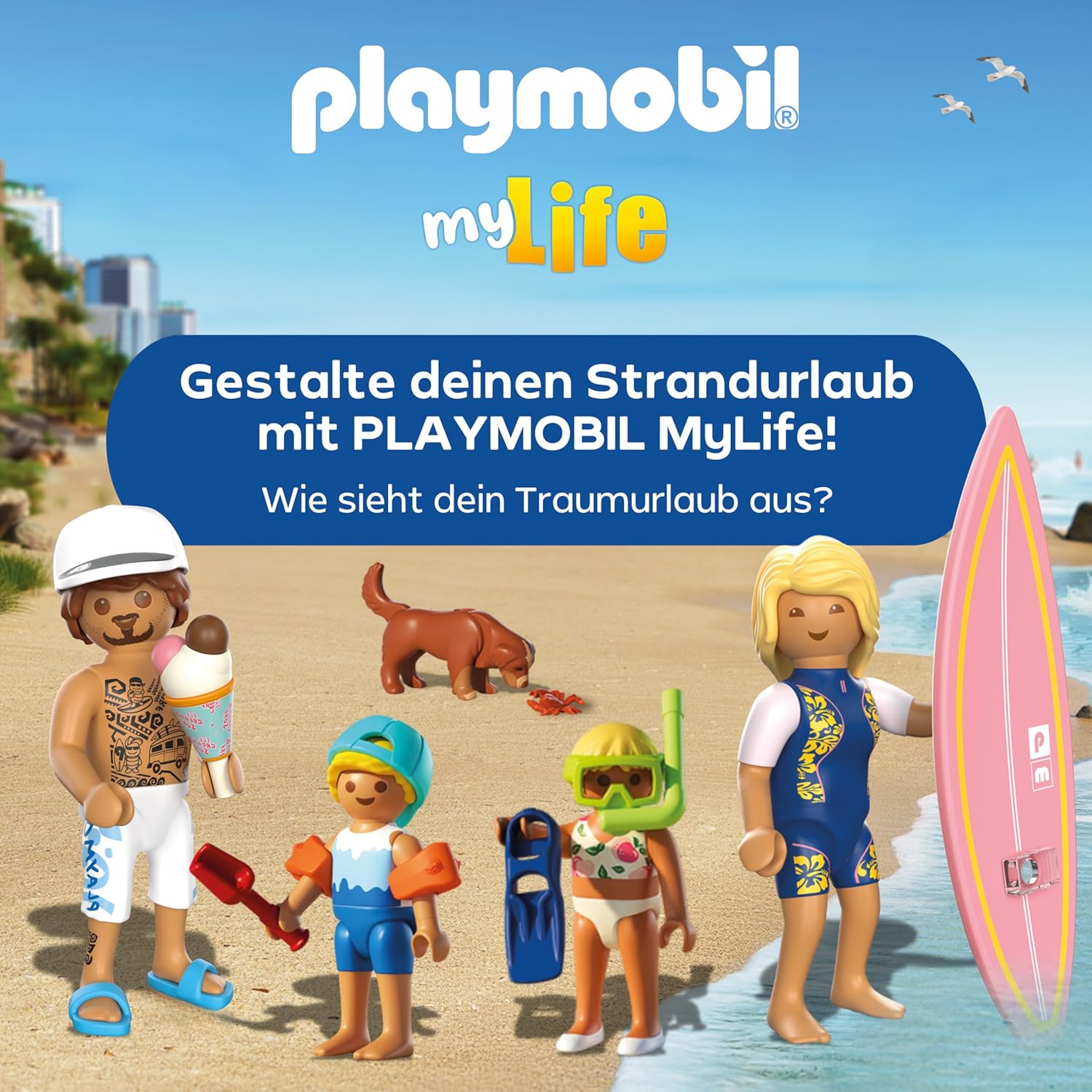 Meer, Wasser, Person, Sommer, Vogel