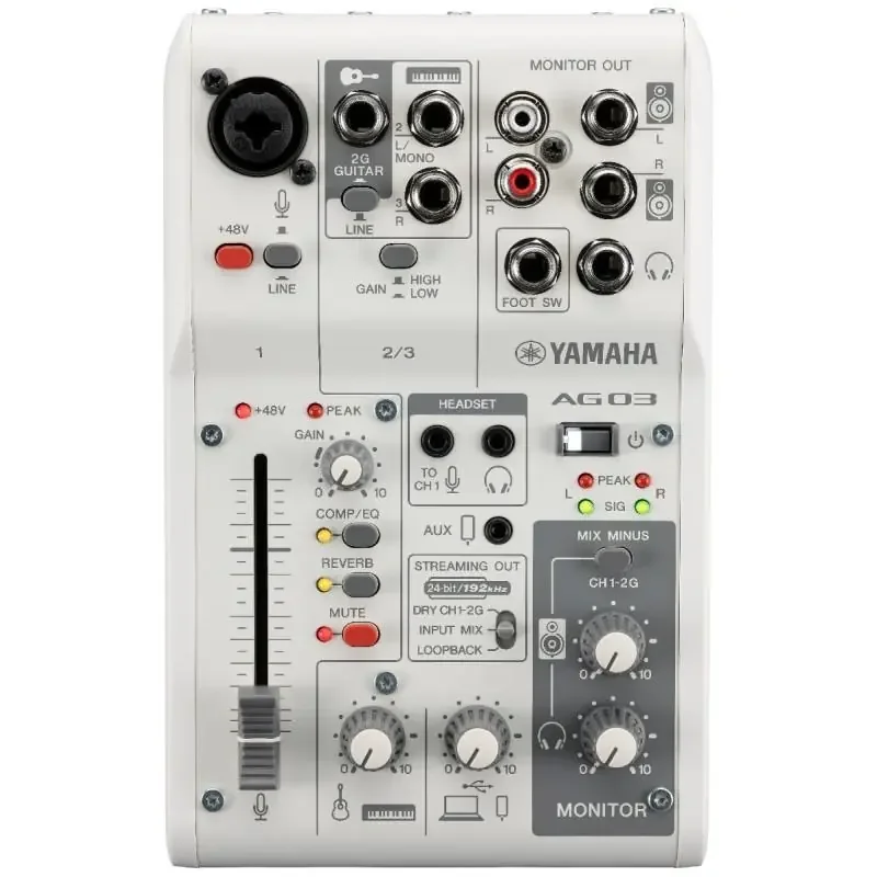Yamaha AG03MKII Live Streaming Pack, weiß Yamaha AG03MKII Live Streaming Pack, weiß